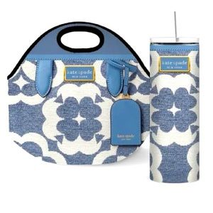 Tumbler and Tote Lunch Bag